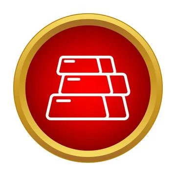 Stacked gold bars representing wealth, finance, and investment Stock Illustration