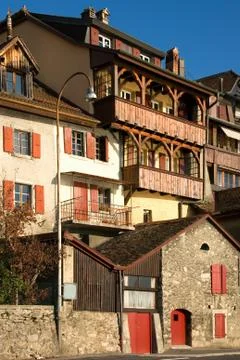 Stacked high Foto stock