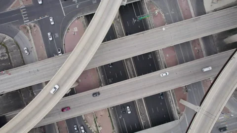 Stacked Highway 1604 Loop San Antonio TX Infrastructure Drone 5K Stock Footage 277089964