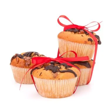 Stacked muffins Stock Photos