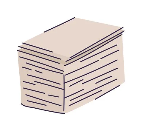 Stacked papers icon イラスト素材