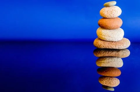 Stacked Pebbles Stock Photos