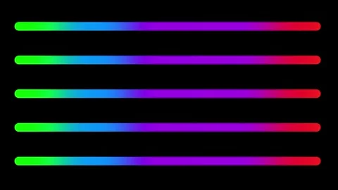 Stacked Rainbow Lines Stock Footage 335591702