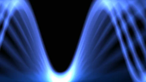 Stacked Scrolling Frequency Beam Flowing 스톡 동영상 153935444