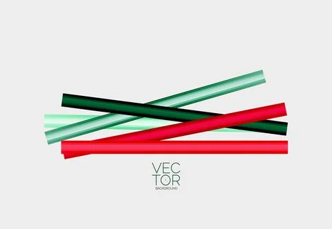 Stacked sticks create a pattern resembling a triangle on a white background Stock Illustration