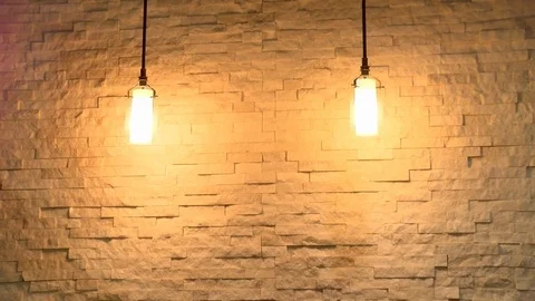Stacked Stone with Two Light Fixtures Zoom 動画素材 83327157