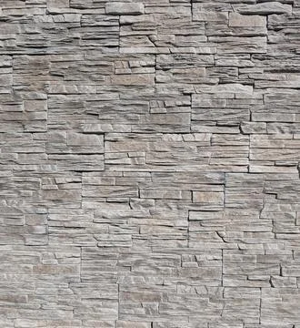 Stacked Stone Wall Texture Background Close-up Stock Photos