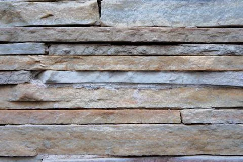 Stacked stone wall texture Stock Photos