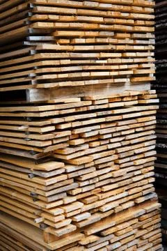 Stacked timber Stock Photos