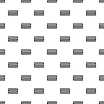 Stacked towel pattern seamless vector Stock Illustration