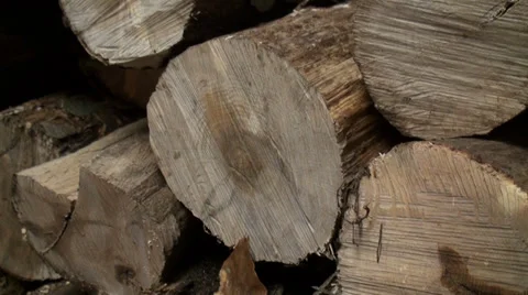 Stacked Wood 3 Stock Footage 35999745