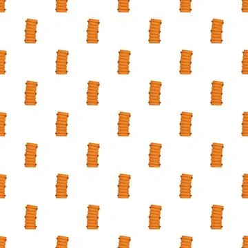Stacked wooden planks seamless pattern background 스톡 일러스트