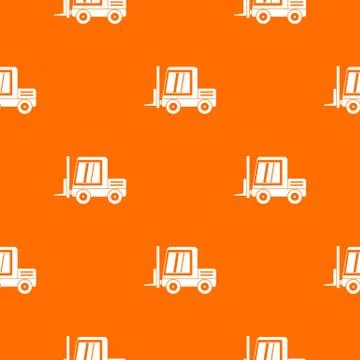 Stacker loader pattern seamless Illustrazione stock