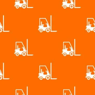 Stacker loader pattern seamless Stock Illustration