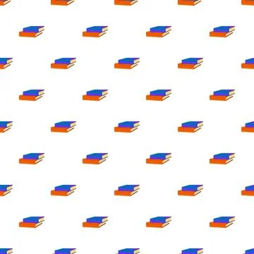 Stacking books pattern symbolizing education and knowledge イラスト素材