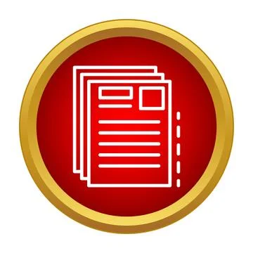 Stacking document files with important paperwork information Stock Illustration