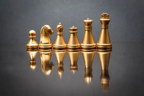 Stacking Piece of chess, king, queen, knight, castle, bishop and  pawn or api Stock Photos