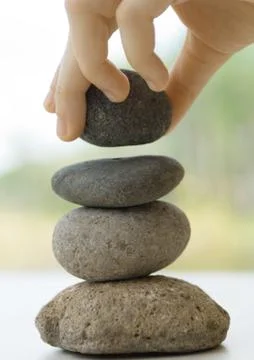 Stacking stones Stock Photos