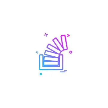 Stackoverflow icon design vector Stock Illustration