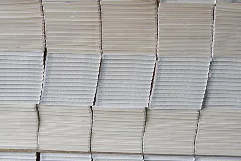 Stacks of books after going through printing production in the offset indus.. Stock Photos
