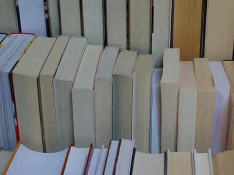 Stacks of books - vertical Stock Photos