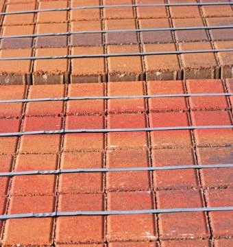 Stacks of bricks Foto stock