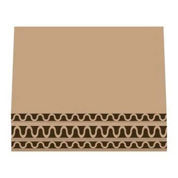 Stacks of Cardboard Boxes Vector Illustration with Cardboard Texture Stock Illustration
