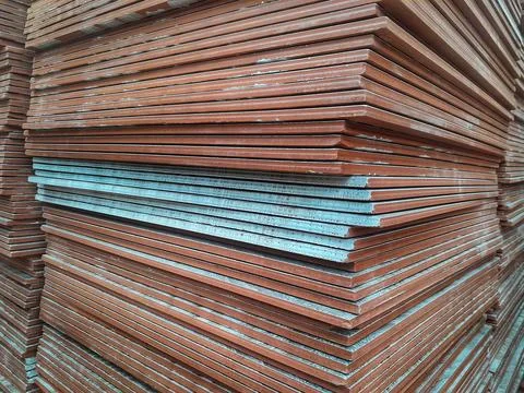 Stacks of ceramic floor Stock Photos