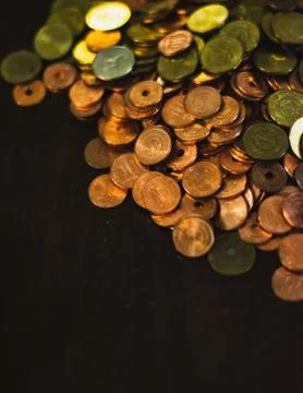 Stacks of coins Stock Photos