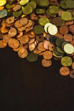 Stacks of coins Stock Photos