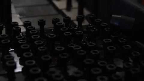 Stacks of desktop cnc mill and lathe parts on a cart other view Stock Footage 119050768