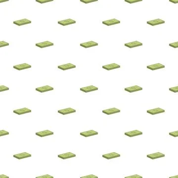 Stacks of money forming a seamless pattern Illustrazione stock