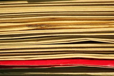 Stacks of newspapers background Stock Photos