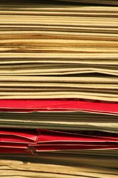 Stacks of newspapers background Stock Photos