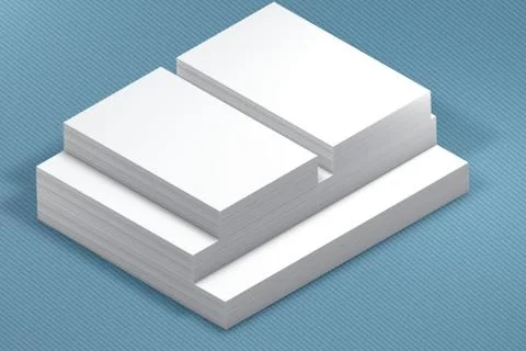 Stacks of paper. template to presentation Stock Illustration