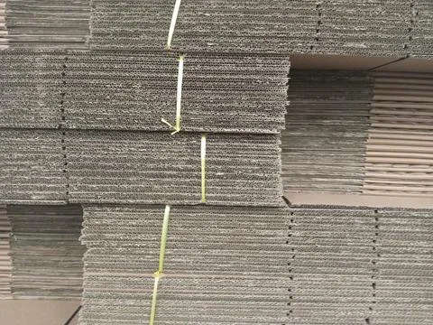 Stacks of Printed Paper for Distribution or Recycling Stock Photos