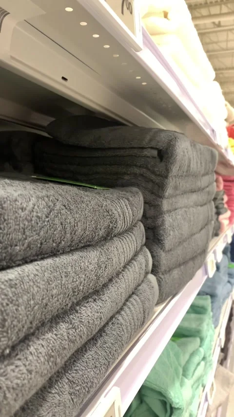 Stacks of Towels 스톡 동영상 162868605
