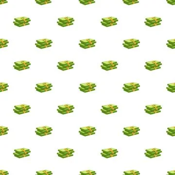 Stacks of us dollar banknotes forming repeating pattern 스톡 일러스트