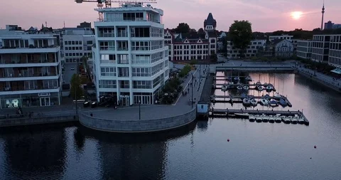 Stadhafen Phönix See Stockbeeldmateriaal 94296835