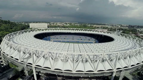Stadio Olimpico. Olympic stadium, Rome. Del Debbio - Moretti (1927) Stock Footage 63221409