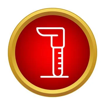 Stadiometer or height meter measuring health checkup icon Stock Illustration