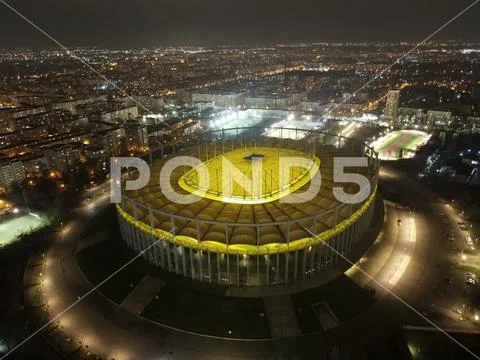The stadium from above Stock Photos