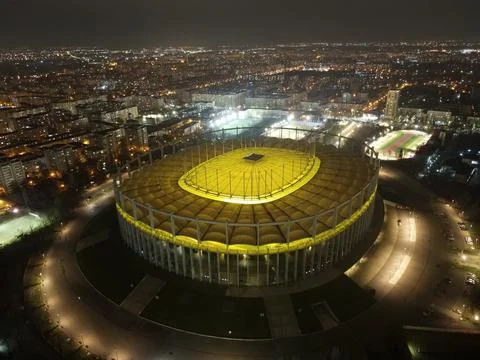 The stadium from above Stock Photos