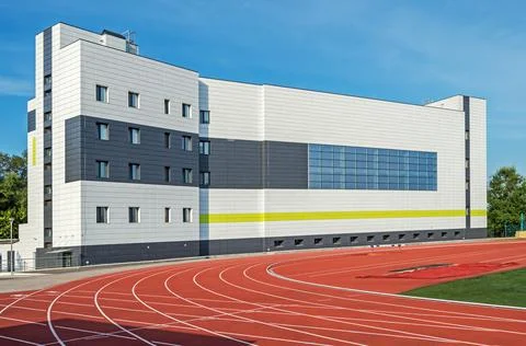 Stadium administration building Stock Photos