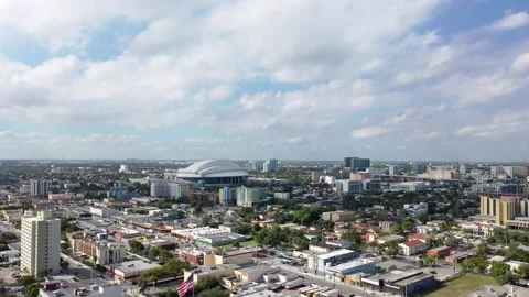 Stadium Aerial View Stock Footage 156200963