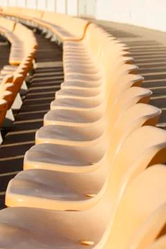 Stadium and seat Stock Photos