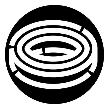 Stadium arena building icon for sporting events Ilustración de archivo