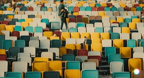 Stadium audience Video stock 258096851