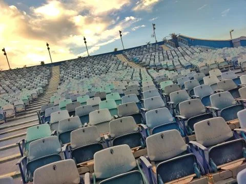 Stadium Chairs Stock Photos