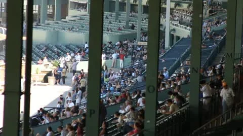 STADIUM CROWD AT RACETRACK Stock Footage 10918246